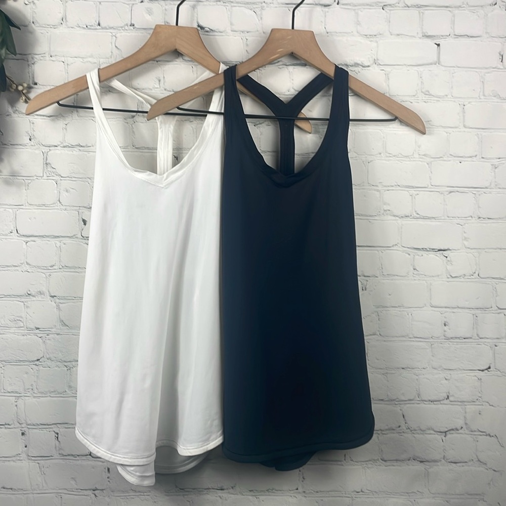 Everyday Racerback Tank Top - Black & White